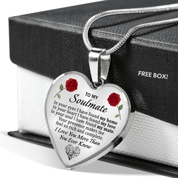 Gift For Your Soulmate - In Your Heart Valentine's Day, Birthday Gift, Anniversary Gift, Gift For Wife, Gift For Girlfriend.