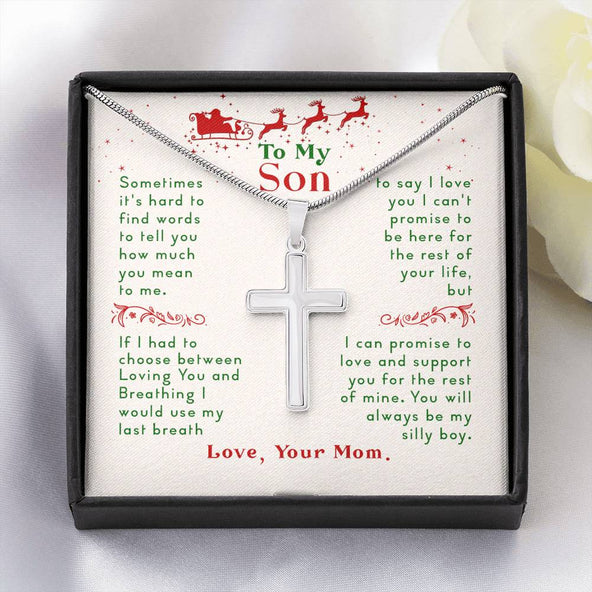Collection Son - Christmas Necklace - Gift From Mom